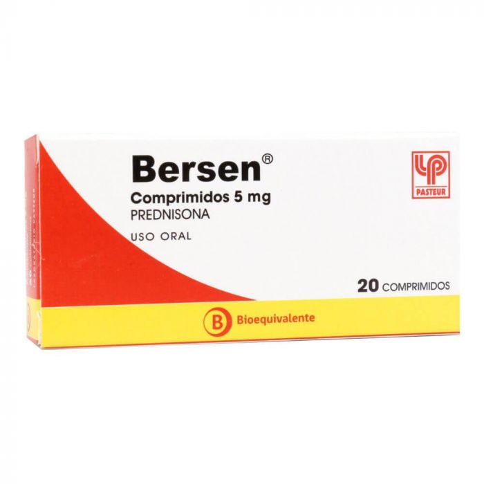 BERSEN 5 MG X 20 COMPRIMIDOS (PREDNISONA)